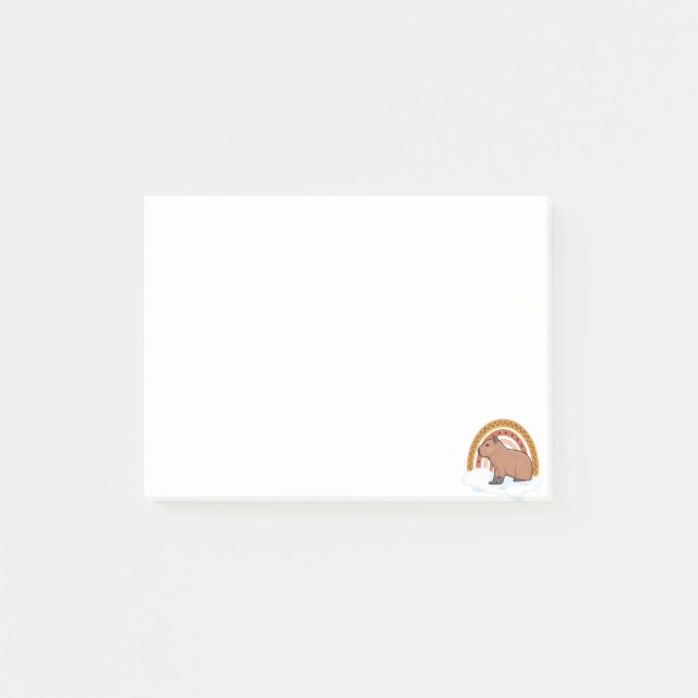 Notas Post-it® Mascota Carpincho (Anverso)