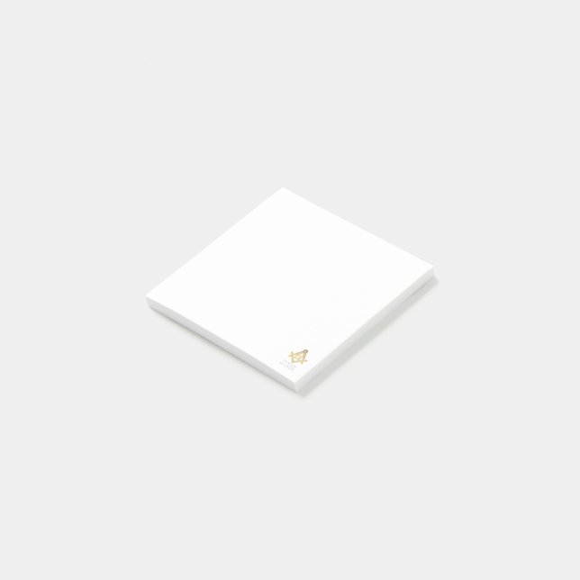 Notas Post-it® Masonic Golden Rush (En perspectiva)