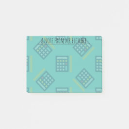 Notas Post-it® Matemática de calculadoras personalizadas