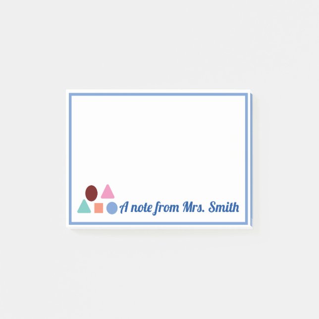 NOTAS POST-IT® MATEMÁTICAS PERSONALIZADAS (Anverso)