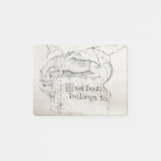 Notas Post-it® Matrícula de dragón