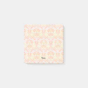 Notas Post-it® Matrícula de pintura retro vintage Peach Post It N