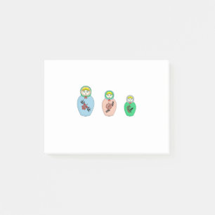 Notas Post-it® Matryoshka