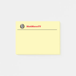 Notas Post-it® MattMorseTV Post It Notes (varios tamaños)