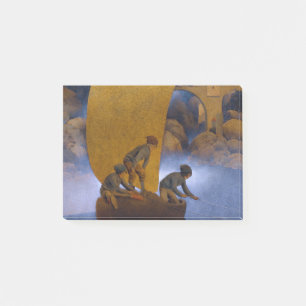 Notas Post-it® Maxfield Parrish Wynken Blynken y Nod