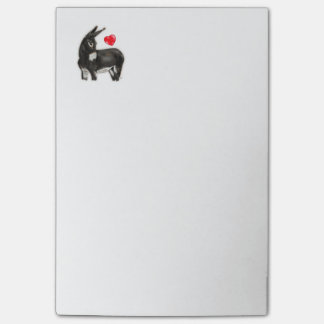 Notas Post-it® Me encanta Demure Donkey