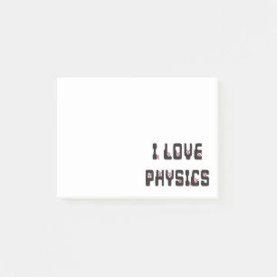 Notas Post-it® Me encanta la física