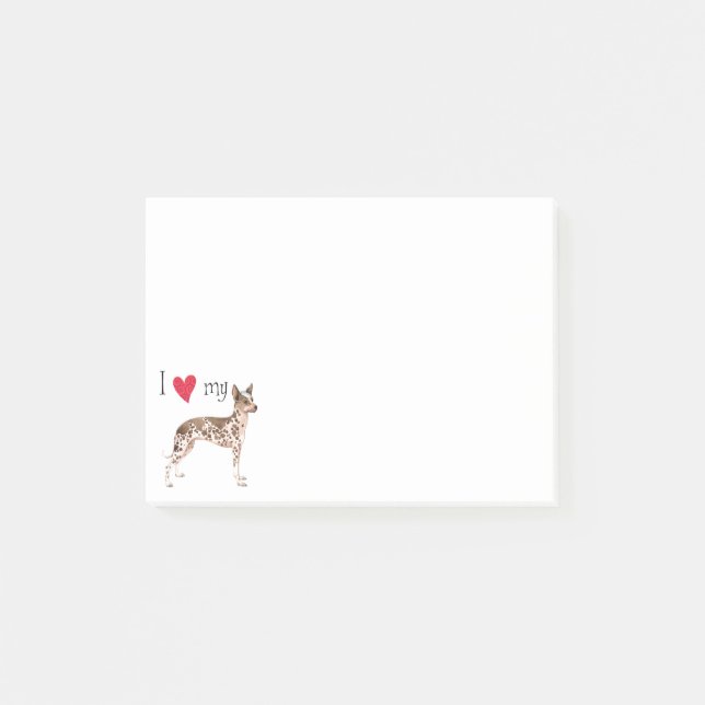 Notas Post-it® Me encanta mi orquídea inca peruana (Anverso)