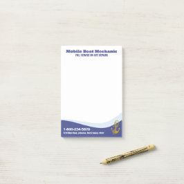 Notas Post-it® Mecánico de barcos móviles