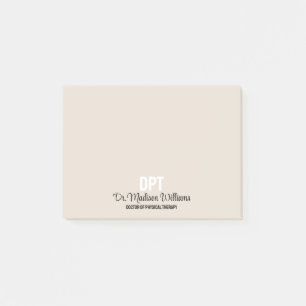 Notas Post-it® Médica de DPT personalizado de regalo de terapia f