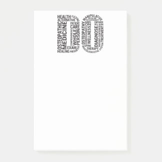 Notas Post-it® Médica de Medicina Osteopática DO Osteopatía