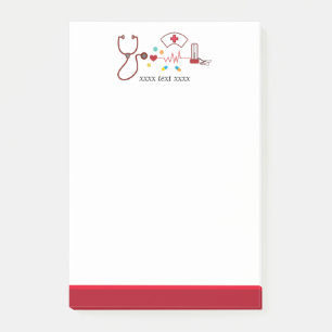 Notas Post-it® Médica, Enfermería, médico, hospital