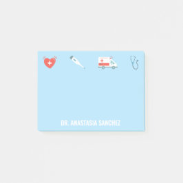 Notas Post-it® Médico de Enfermería Enfermería médica personaliza