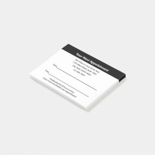 Notas Post-it® Médico Médico Su Próximo Recordatorio De Nombramie