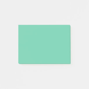 Notas Post-it® medio de color acuamarina