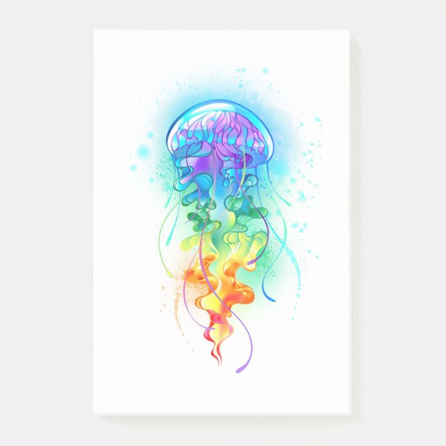 Notas Post-it® Medusa arcoíris (Anverso)