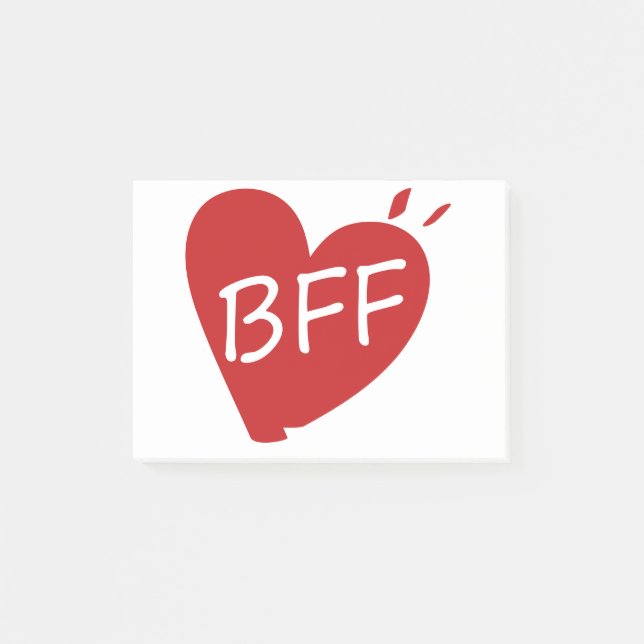 Notas Post-it® Mejor amigo para siempre (Anverso)