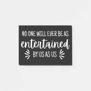 Notas Post-it® Mejor Cita Graciosa de Amigos