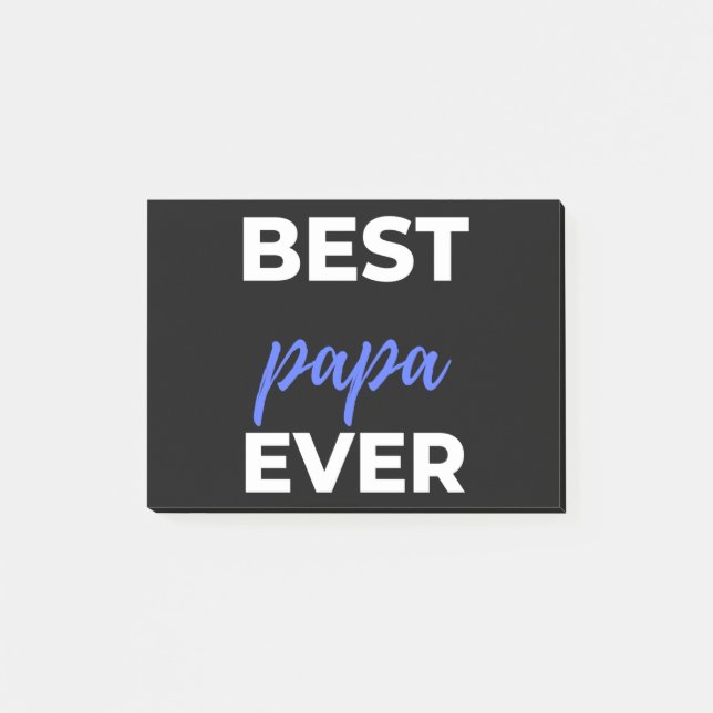Notas Post-it® Mejor Papa (Anverso)