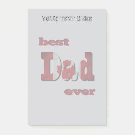 Notas Post-it® Mejor Papá Canadiense