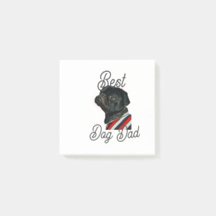 Notas Post-it® Mejores padres abuelos papá de perro foto mascota