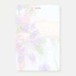 Notas Post-it® Melocotones dulces sobre el desvanecimiento de la 