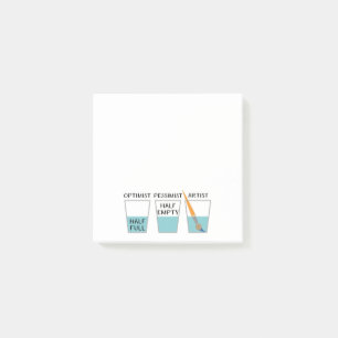 Notas Post-it® Meme divertido semilleno de cristal