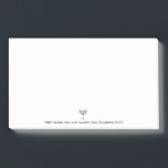 Notas Post-it® Menorah moderna bendiciendo gráfico de oro blanco<br><div class="desc">Menorah Moderno Bendiciendo Gráfico De Oro Blanco Azul. Menorah anota. Marina,  Blanco,  Oro. Hebreo,  judío,  candelabro religioso,  Menorah. Transferible y personalizable. Num 6:24 "י ה ו te bendiga y te cuide"</div>