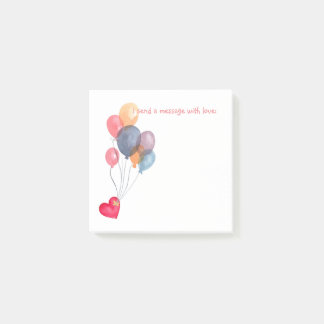 Notas Post-it® Mensaje de amor