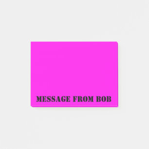 Notas Post-it® Mensaje Fuchsia de verano 4 x 3