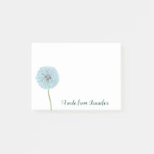 Mensaje personalizado de la foto de Dandelion