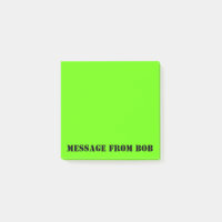 Mensaje verde 3 x 3 de Dayglow