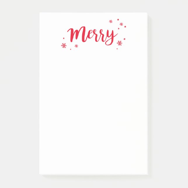 Notas Post-it® Merry (Anverso)