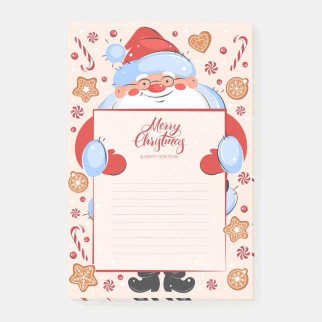 Notas Post-it® Merry Christmas Post-it Notes (Anverso)