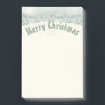 Notas Post-it® Merry Christmas Winter Trees<br><div class="desc">Feliz Navidad Árboles de invierno Cuando tu mente rebosa de tareas pendientes, manténgalo junto con una guía de notas del personalizado 3M Post-it®. Apaguen memos urgentes, listas o una nota dulce a alguien especial como "¡NO olviden la leche!" Cada almohadilla de 4"x6" viene con 50 notas adhesivas impresas a todo...</div>