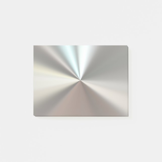 Notas Post-it® Metálico de plata (Anverso)