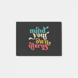 Notas Post-it® Métete En Su Propio Uterus