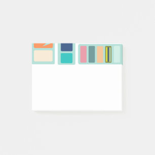 Notas Post-it® Mezcla moderna de mediados de siglo