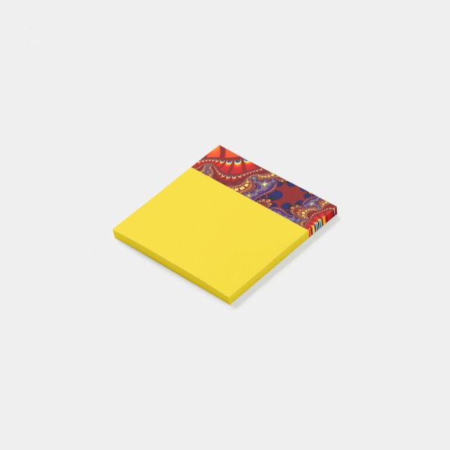 Notas Post-it® Mezcla roja y Naranja (En perspectiva)