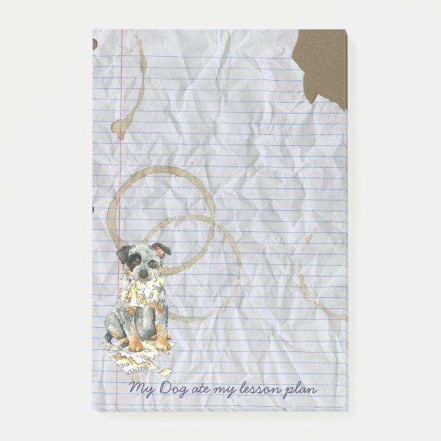 Notas Post-it® Mi ACD comió mi plan de lección (Anverso)