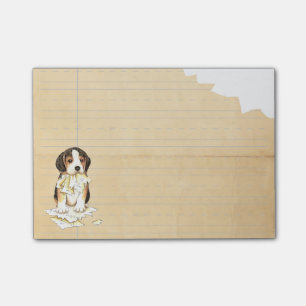 Notas Post-it® Mi beagle comió mi preparación