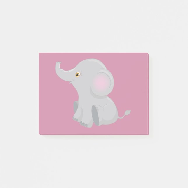 Notas Post-it® Mi bebé elefante (Anverso)