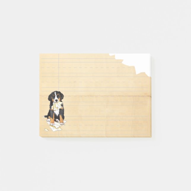 Notas Post-it® Mi Berner comió mi preparación (Anverso)