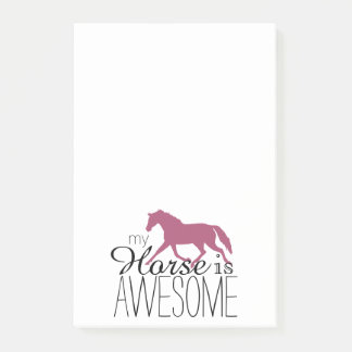 Notas Post-it® Mi caballo es un ecuestre maravilloso