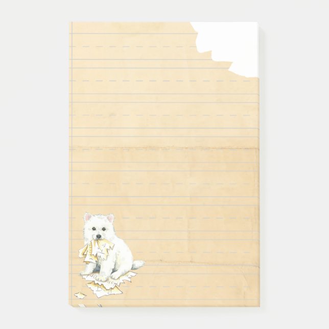 Notas Post-it® Mi Eskie Ate Mi Hometría (Anverso)