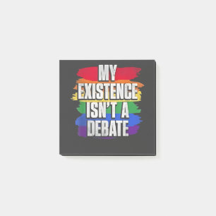 Notas Post-it® Mi existencia no es un debate gay sobre el orgullo