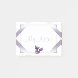 Notas Post-it® Mi gatito de la púrpura de los post-it de las