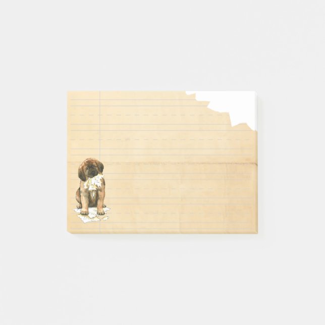 Notas Post-it® Mi Leonberger comió mi preparación (Anverso)