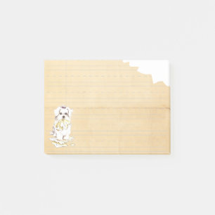 Notas Post-it® Mi maltés comió mi preparación
