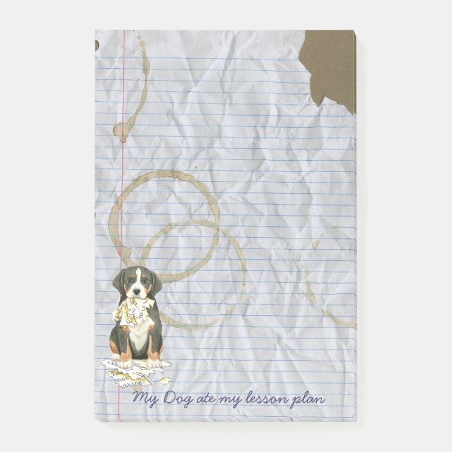 Notas Post-it® Mi plan de clases de GSMD Ate my Lesage (Anverso)